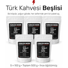 Görseli Galeri görüntüleyiciye yükleyin, Turkish Mode Türk Kahvesi 5'li Paket – 5 x 100 g Türk kahvesi paketleri – Mode On Coffee Co.