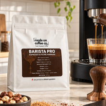Görseli Galeri görüntüleyiciye yükleyin, Barista Pro – Filtre ve Espresso Harmanı – espresso makinesinde espresso, fındık ve esmer şekerle – Mode On Coffee Co.
