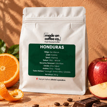 Görseli Galeri görüntüleyiciye yükleyin, Honduras San Marcos – Filtre ve Espresso Kahve – kahve paketi, portakal, elma ve çikolatayla – Mode On Coffee Co.