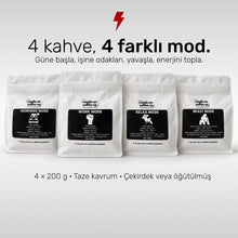 Görseli Galeri görüntüleyiciye yükleyin, Tanışma Seti – 4 Farklı Kahve, 4 x 200 g