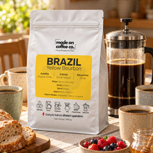 Görseli Galeri görüntüleyiciye yükleyin, Brezilya Yellow Bourbon – Filtre ve Espresso Kahve – 1 kg paket ile French press demleme – Mode On Coffee Co.