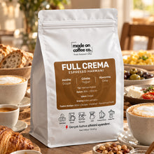 Görseli Galeri görüntüleyiciye yükleyin, Full Crema – Espresso Harmanı – 1 kg paket ile cappuccino – Mode On Coffee Co.
