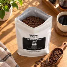 Görseli Galeri görüntüleyiciye yükleyin, Morning Mode Etiyopya çekirdek kahve, açık pakette medium kavrulmuş çekirdekler
