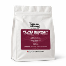 Görseli Galeri görüntüleyiciye yükleyin, Velvet Harmony – Filtre ve Espresso Harmanı – kahve paketi – Mode On Coffee Co.
