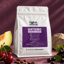 Görseli Galeri görüntüleyiciye yükleyin, Gatsibo Rwanda Nitelikli Filtre Kahve – kavun, frenk üzümü ve kirazla kahve paketi – Mode On Coffee Co.
