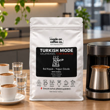 Görseli Galeri görüntüleyiciye yükleyin, Turkish Mode Türk Kahvesi – 1 kg paket ile Türk kahvesi makinesi – Mode On Coffee Co.
